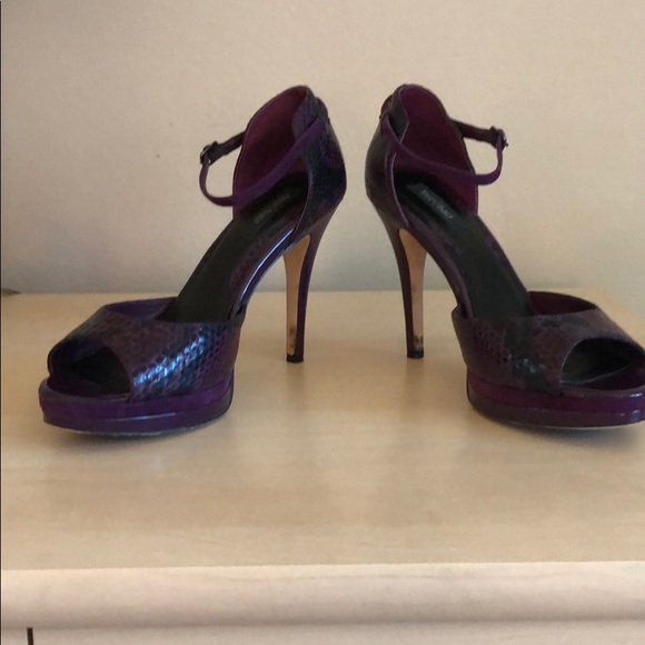 White House black market peep toe sexy pumps 9.5M - Picture 5 of 8